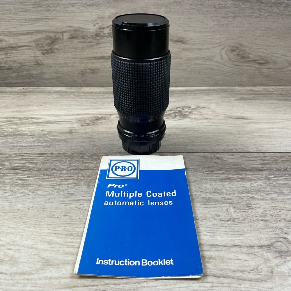 Promaster Multiple Coated MC Auto Automatic Zoom 55mm Lens 80 - 205 mm 1:4.5